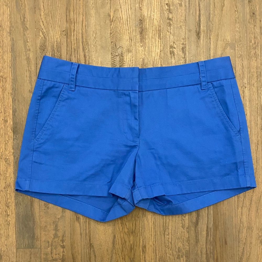 Blue J. Crew Chino Shorts